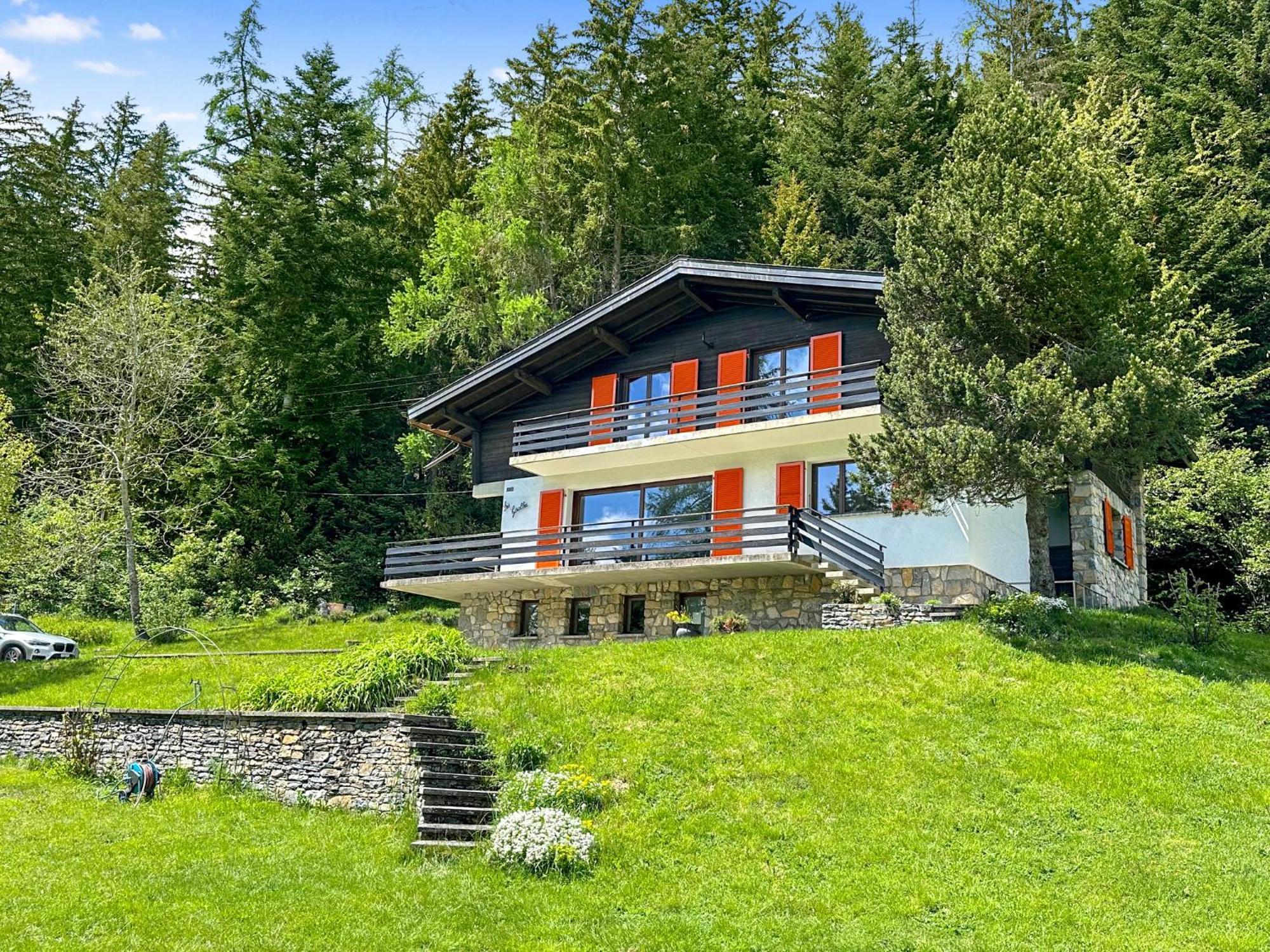 Chalet Familial Les Girolles Aux Portes D'anzere Arbaz